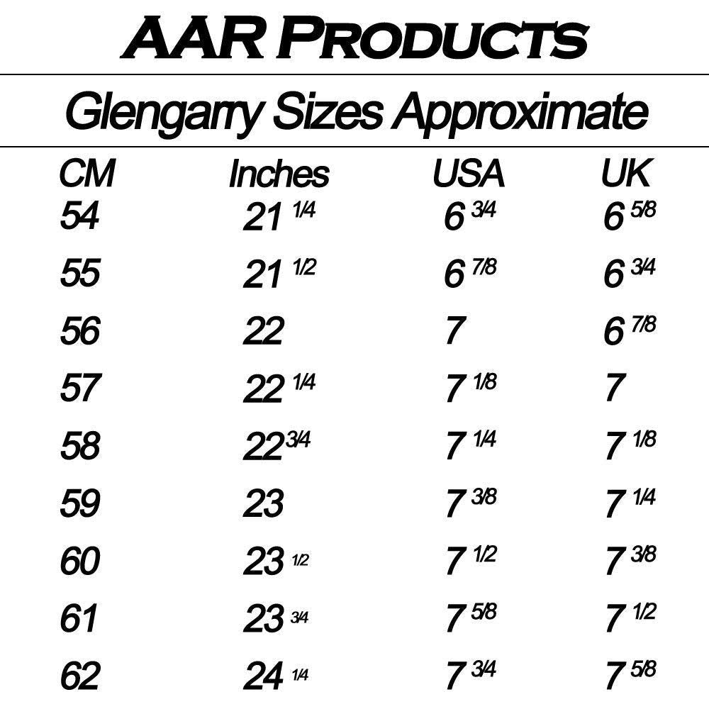 New Glengarry plain Hat Black Wool