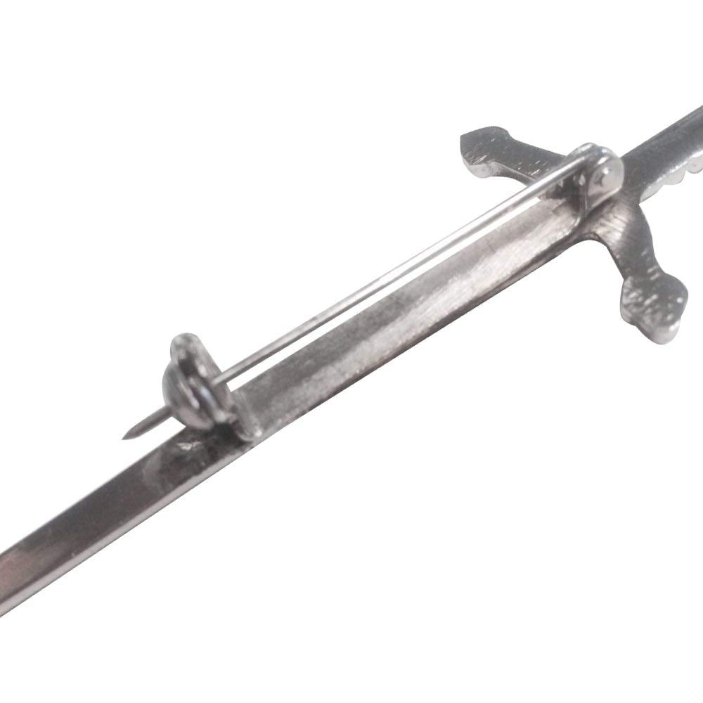 New Stag Head Kilt Pin Crest Mounted Chrome Finish Kilt Accessory