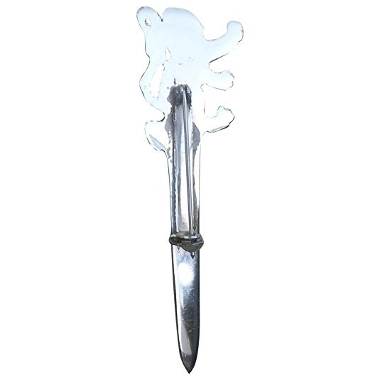 AAR Scottish Rampant Lion Kilt Pin with Chrome and Antique Finish