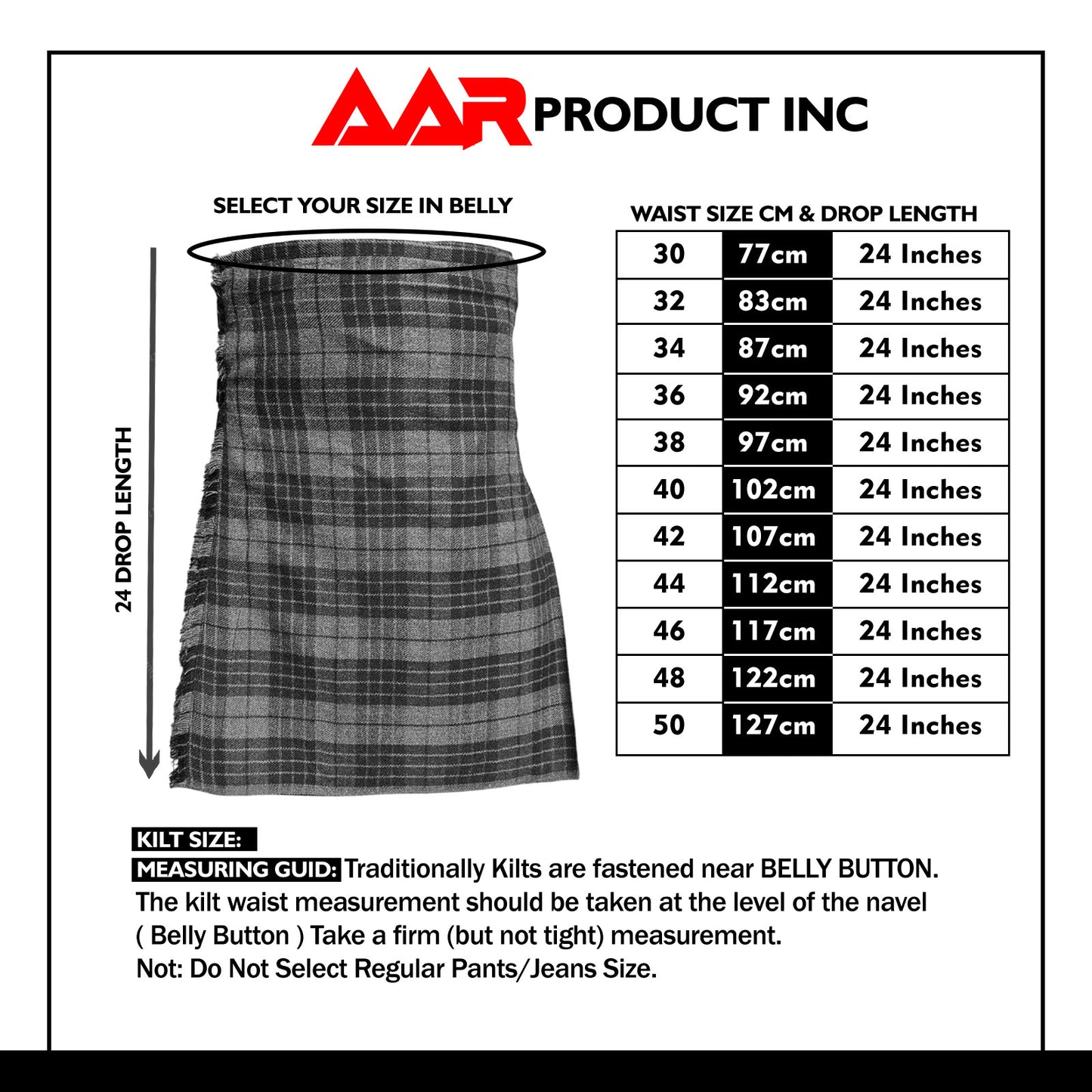 Men’s Scottish Kilt Traditional Hamilton Grey 6 yard Kilts Tartan Highland Wear Copy