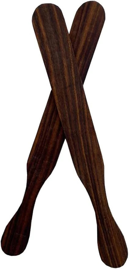 AAR Rosewood Rhythm Bones – Traditional Folk Percussion Instrument – Handheld Wooden Clackers for Celtic & Folk Music