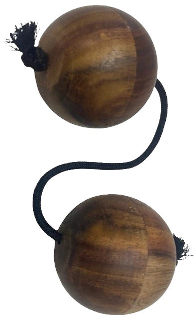 Aslatuas Shaker – Rhythmic Wooden Ball Kashaka Instrument for Kids & Adults – African Hand Percussion Toy