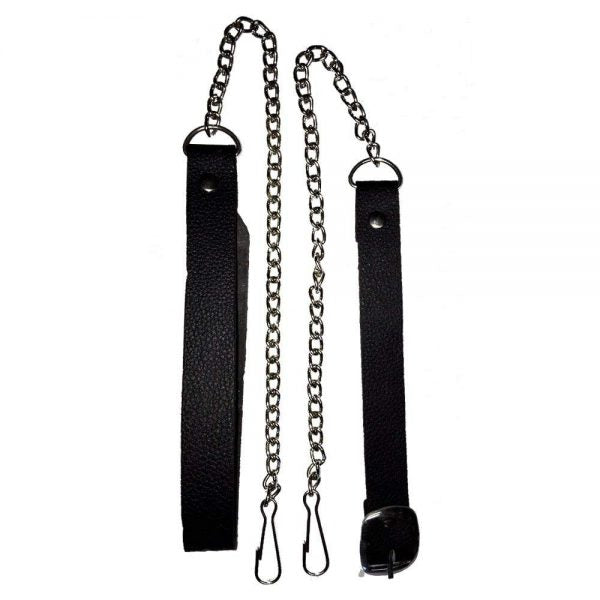Black Leather Sporran with 3 Tassels – Rampant Lion Badge | Traditional Scottish Kilt Accessory