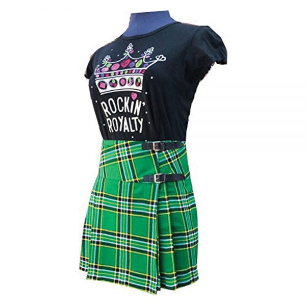 AAR Brand Women’s Billie Skirt Irish Green Heritage Tartan