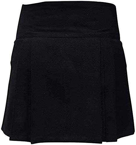AAR Brand Women’s Billie Skirt Plain Black Tartan