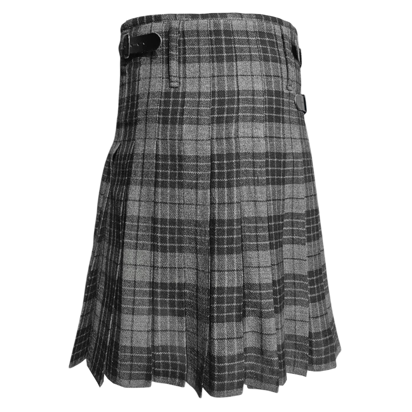 Men’s Scottish Kilt Traditional Hamilton Grey 6 yard Kilts Tartan Highland Wear Copy