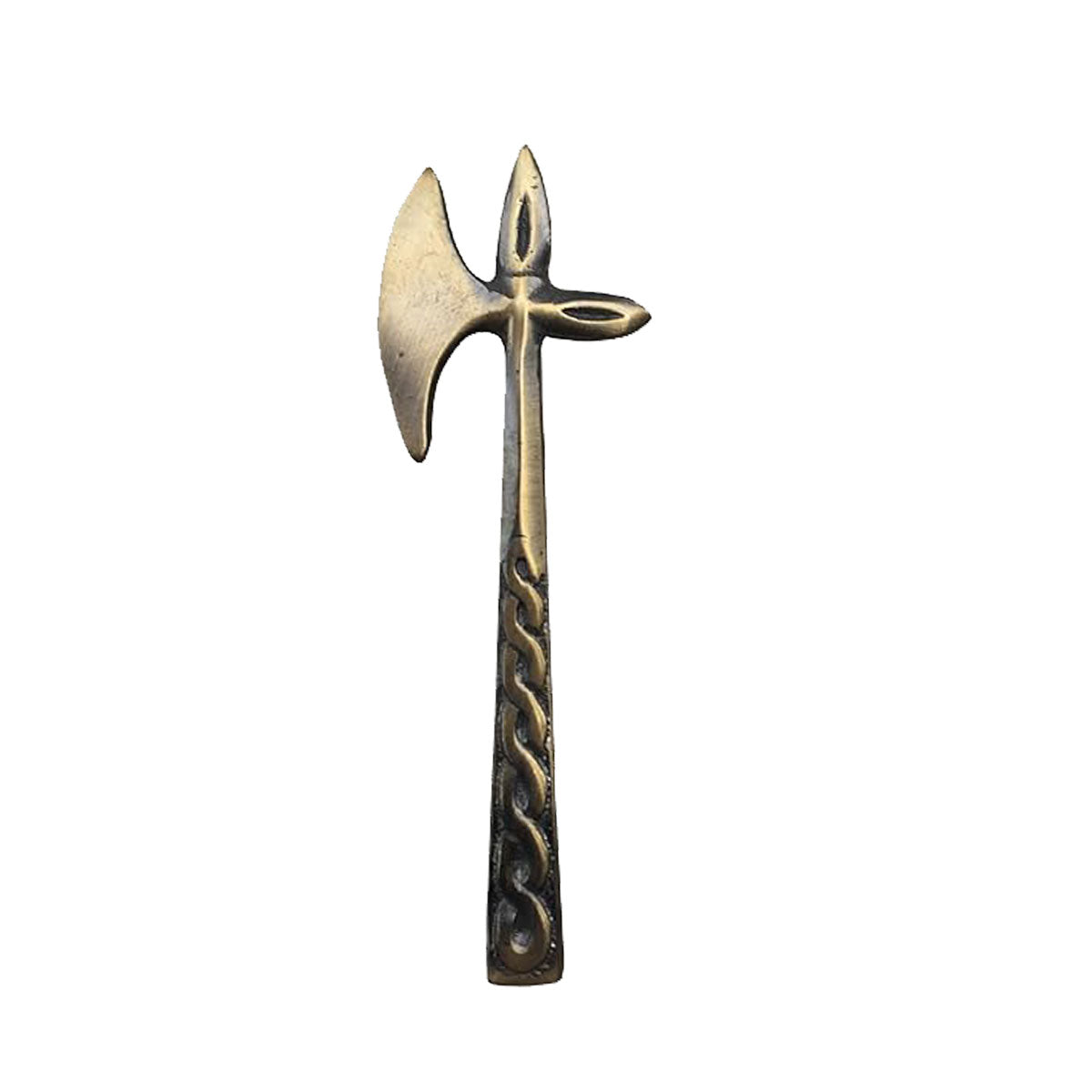 AAR Scottish Kilt Pin Battle Axe Antique and Silver Finish