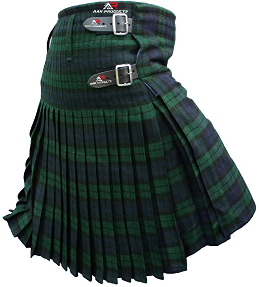 Men’s 6-Yard Scottish Tartan Kilt – Traditional Highland Wear for Formal & Casual Events