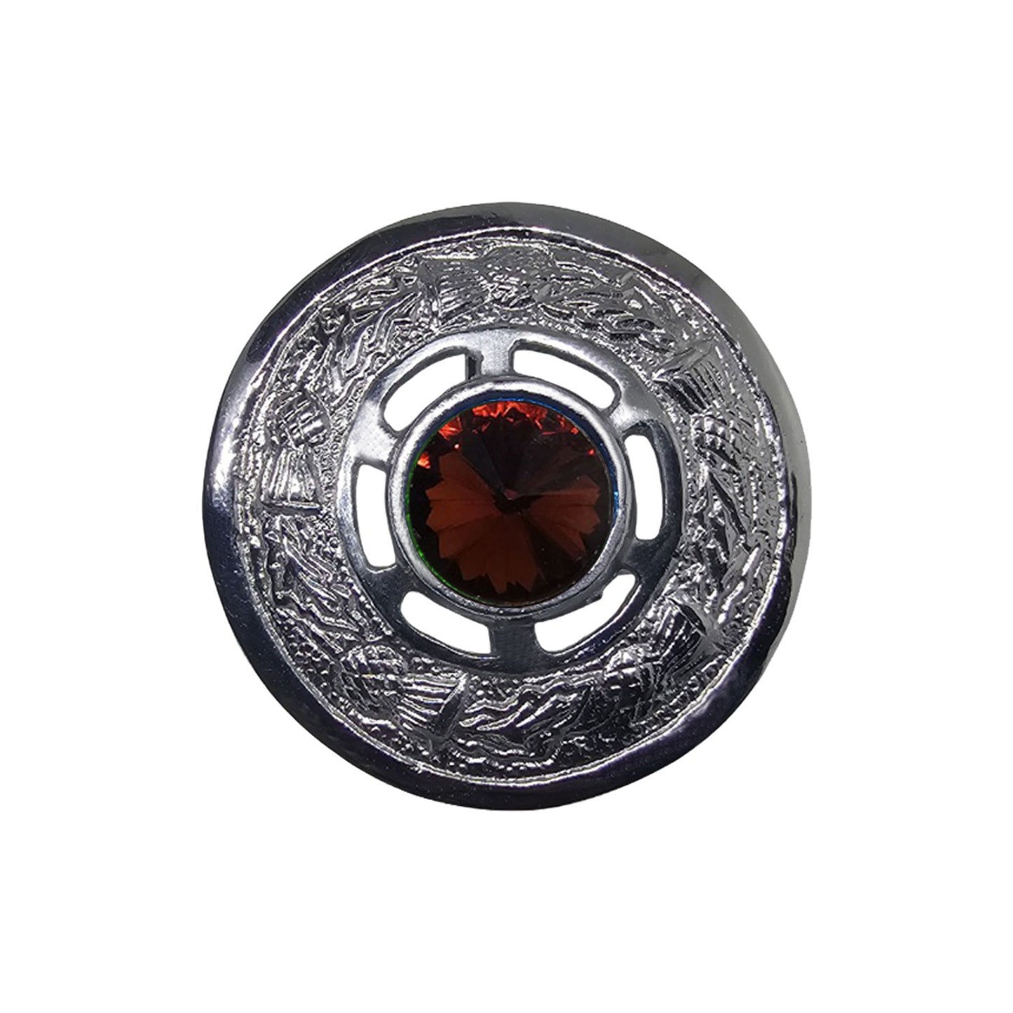 AAR Scottish Ladies Kilt Fly Plaid Brooch Stone 2"/Highland Shawl Brooches