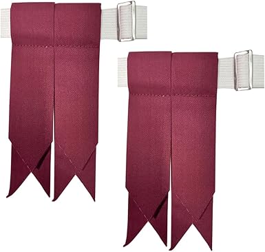 Kilt Flashes with Heavy Buckle & Elastic Adjusters – Multi-Color Options | HAAUR TRADERS Highland Hose Accessories