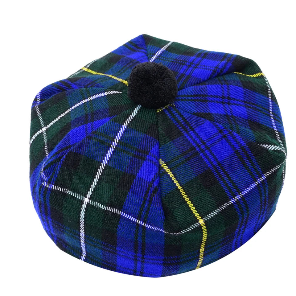 Scottish Tammy O’ Shanter Hat – Traditional Tartan Highland Cap for Men & Women