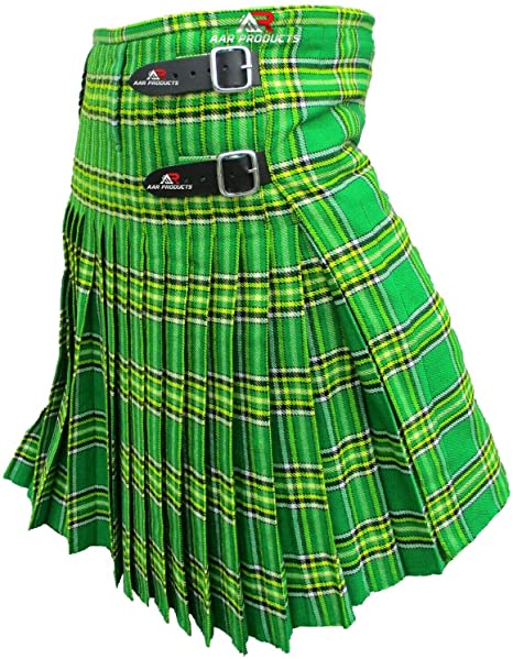 Men’s 6-Yard Scottish Tartan Kilt – Traditional Highland Wear for Formal & Casual Events