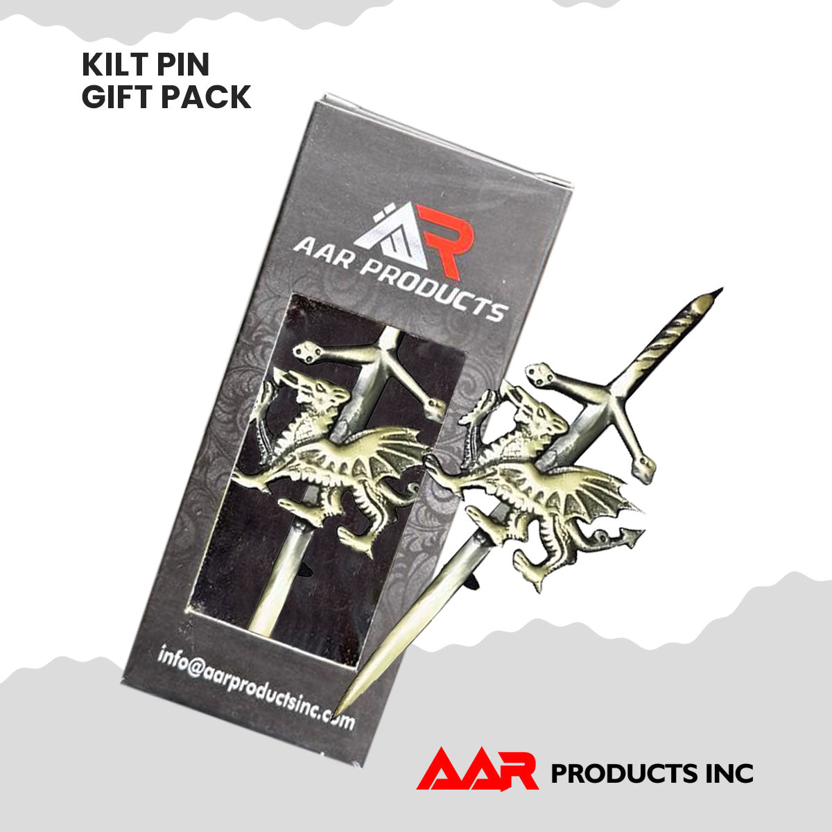 Kilt Pins Scottish Antique Kilts Pin Welsh Dragon Badge 4"