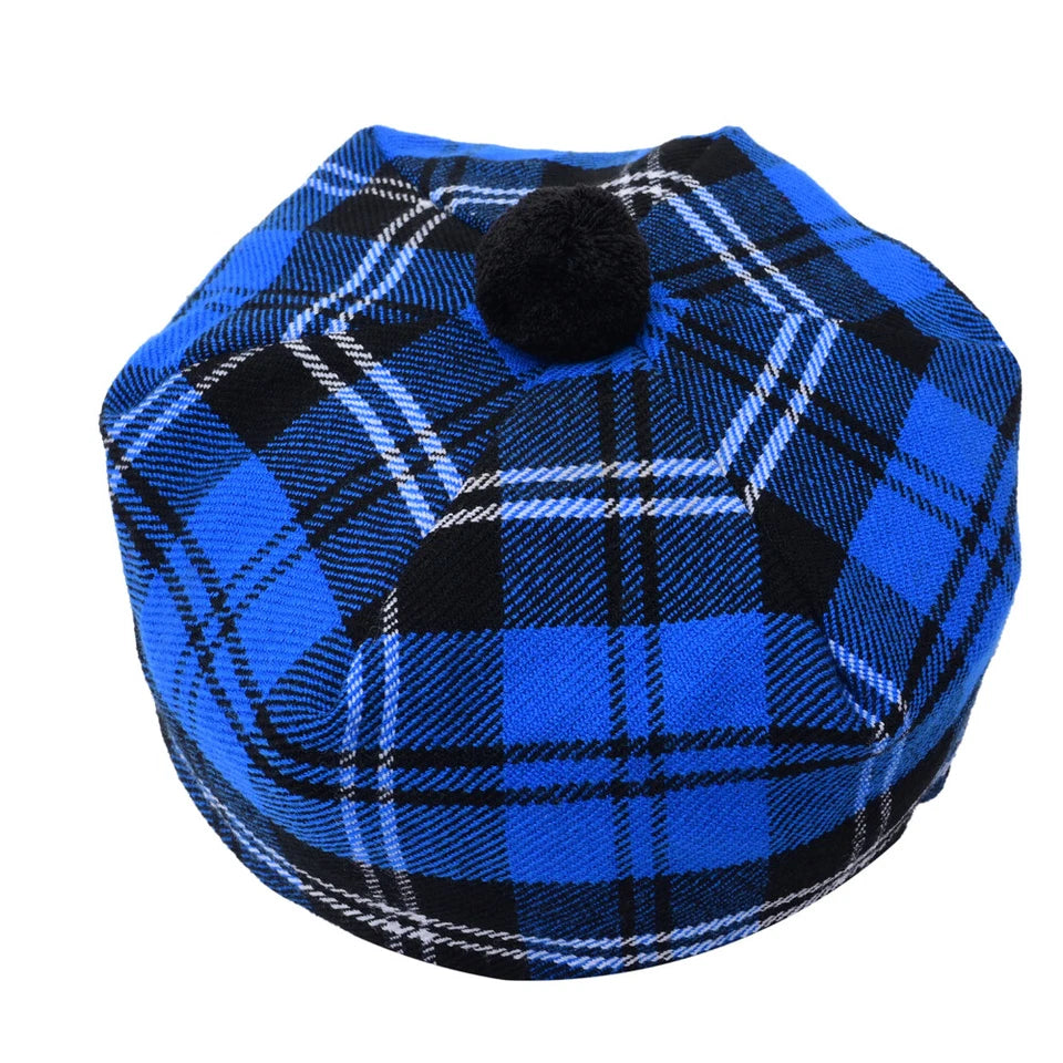 Scottish Tammy O’ Shanter Hat – Traditional Tartan Highland Cap for Men & Women