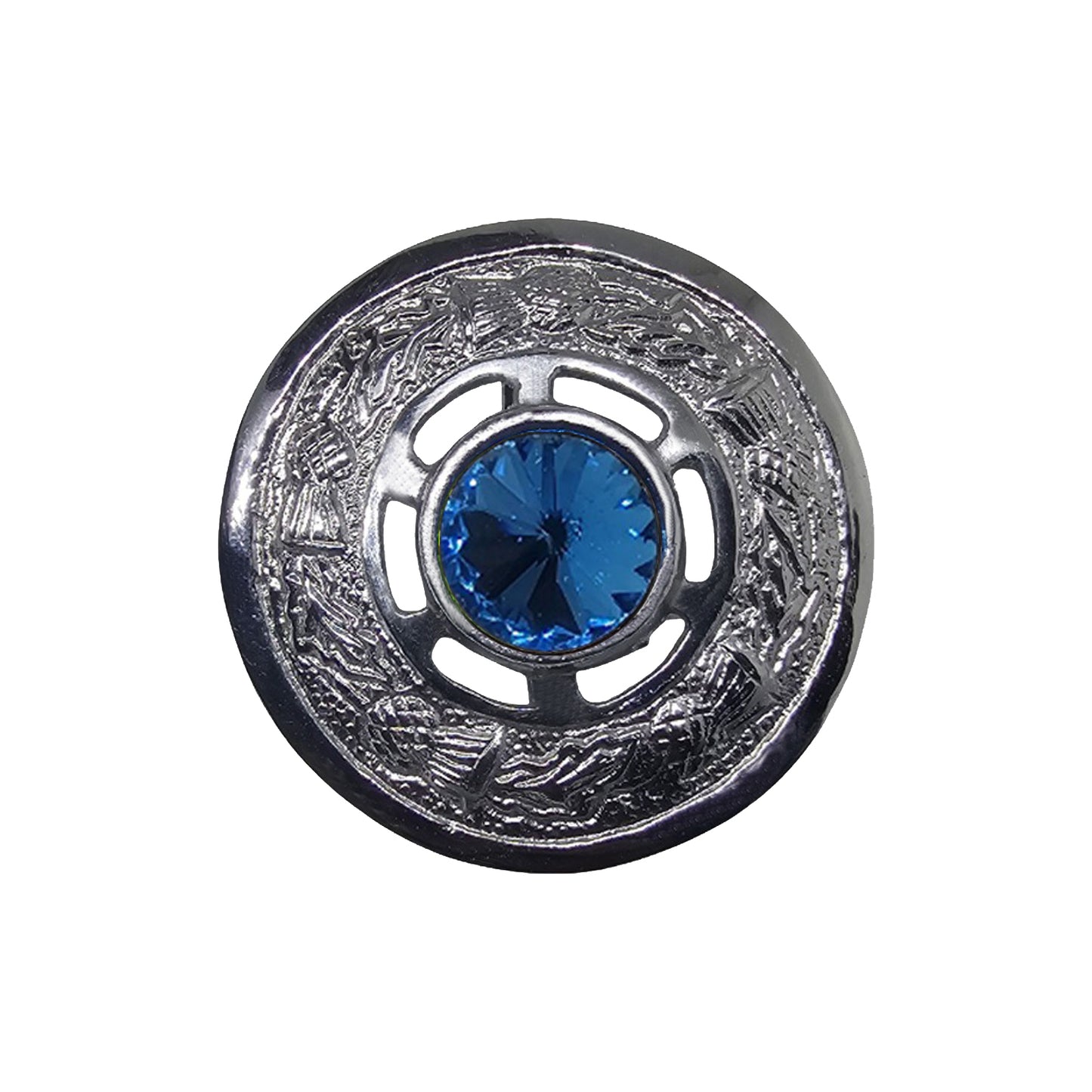 AAR Scottish Ladies Kilt Fly Plaid Brooch Stone 2"/Highland Shawl Brooches