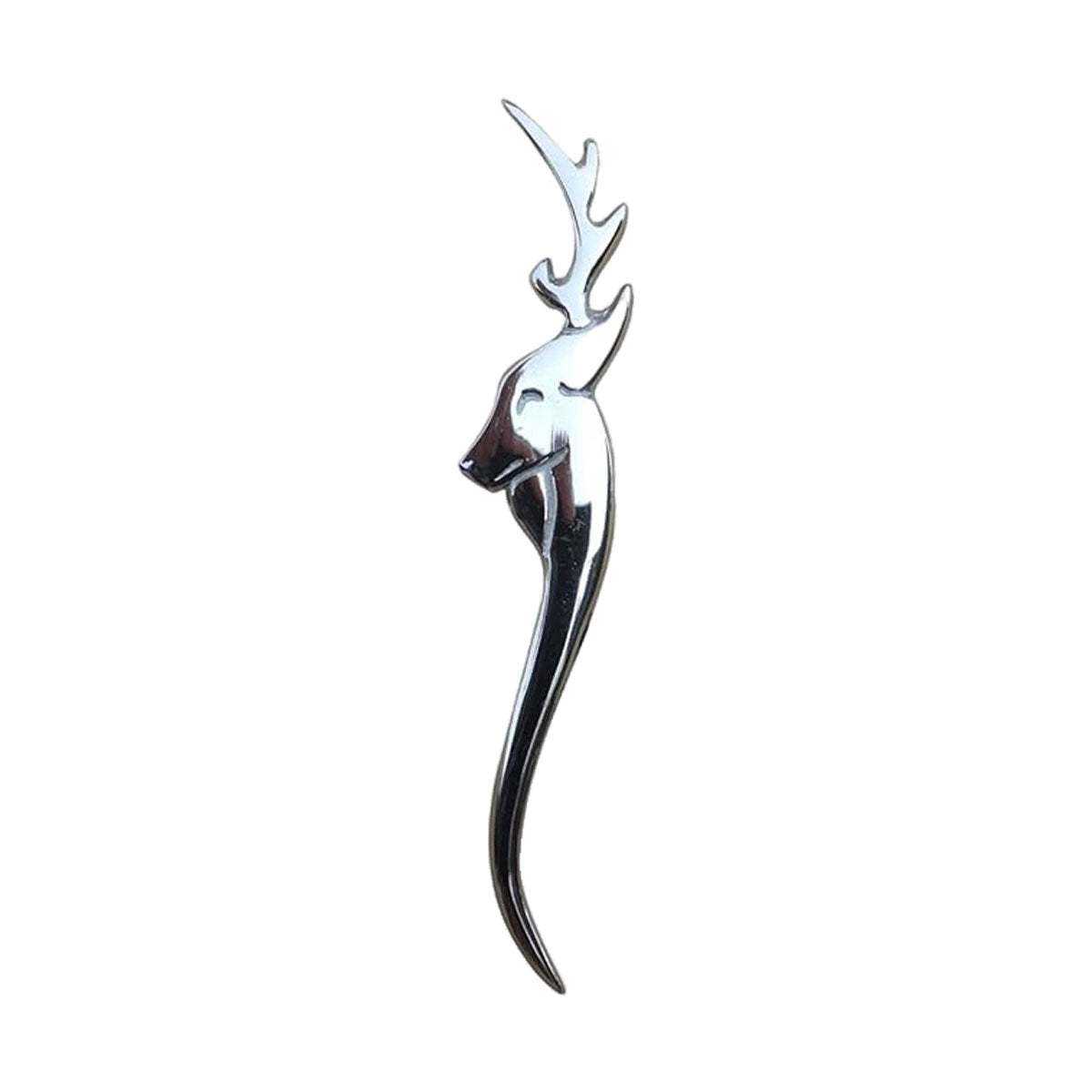 Kilt Pin Scottish Stag Head Highland Kilt Pins Chrome Finish 4.5"