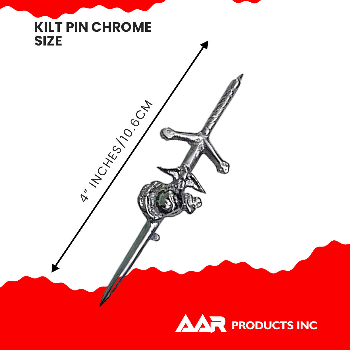 Kilt Pins Scottish US Marine Kilts Pin Chrome