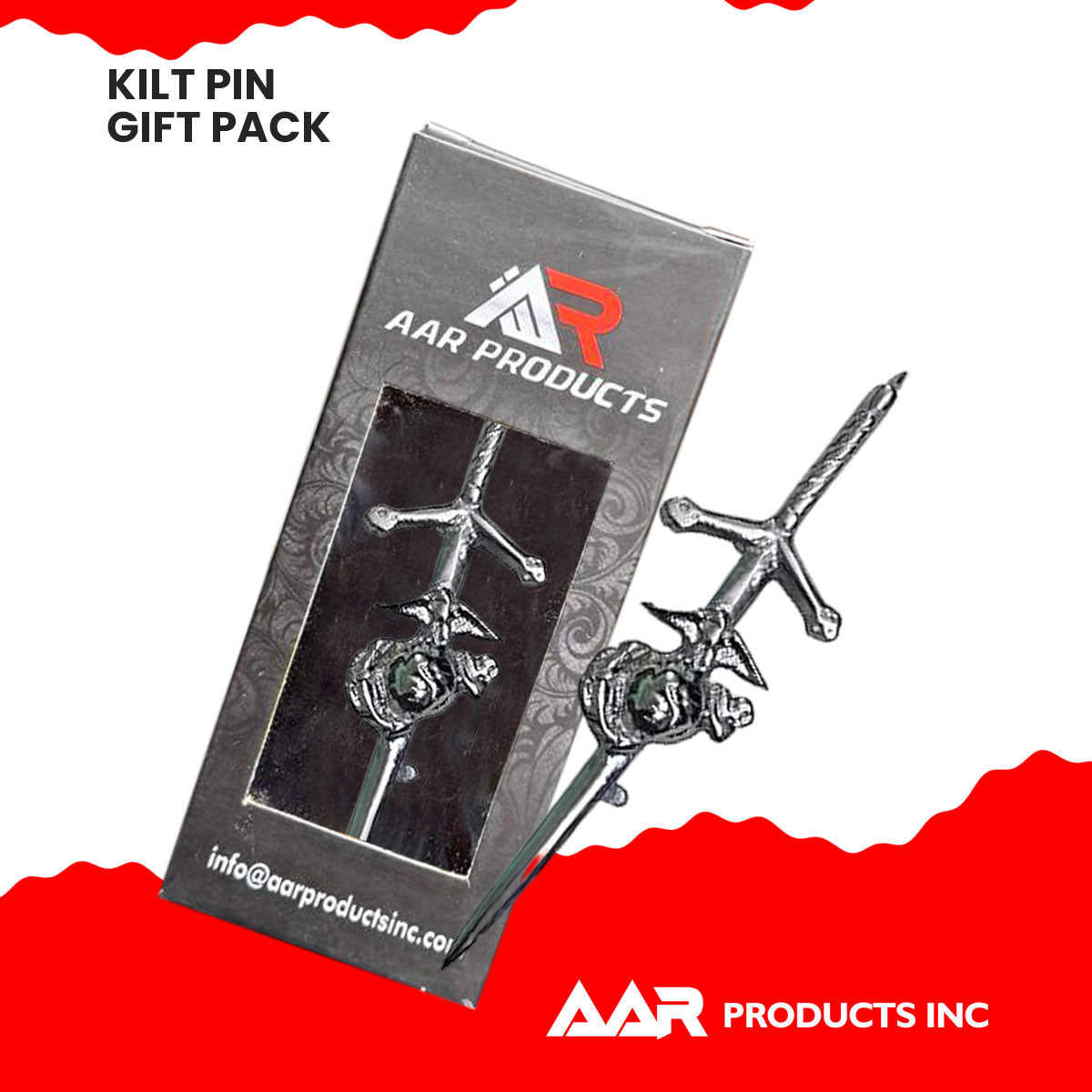 Kilt Pins Scottish US Marine Kilts Pin Chrome