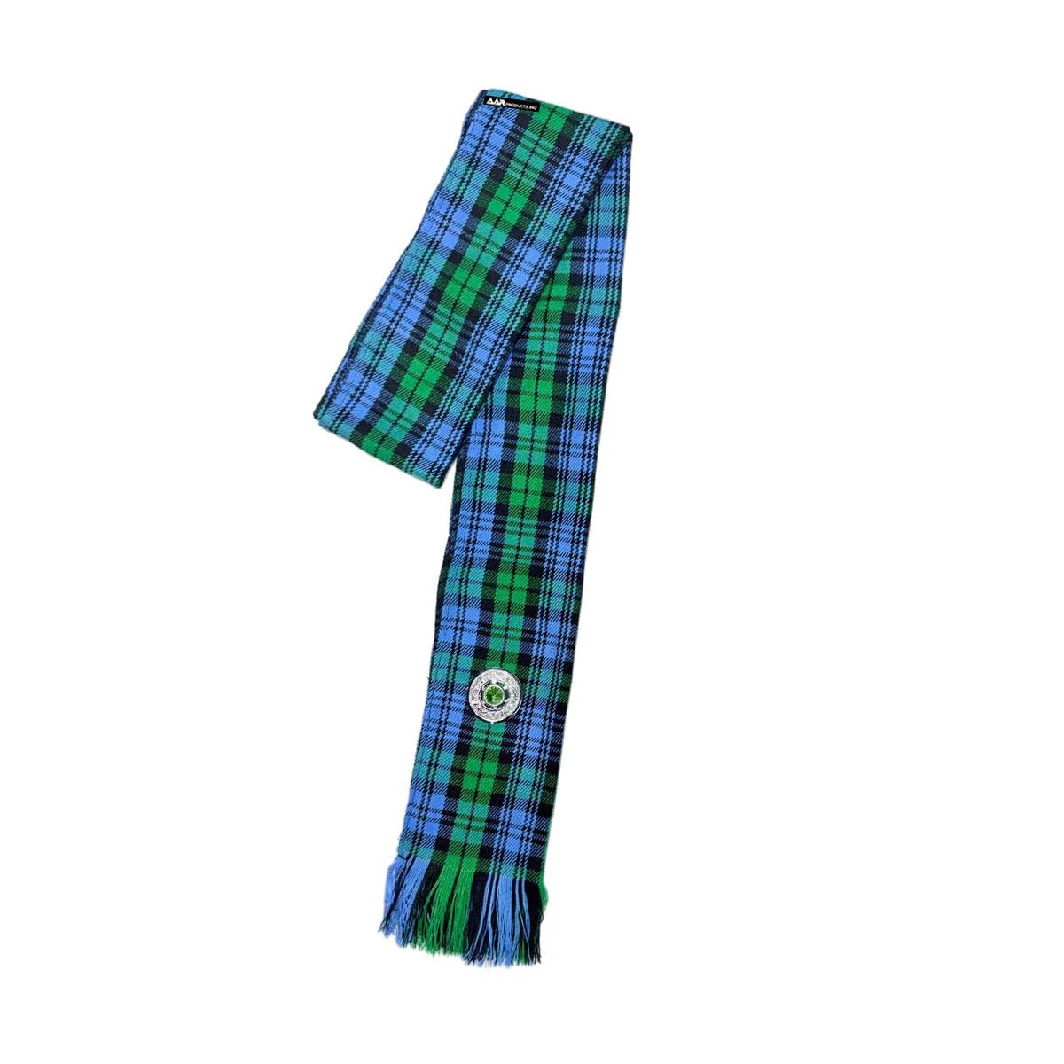 AAR Women’s Tartan Clan Sash – Scottish Highland Wear with Brooch – 90 x 10.5 Inches