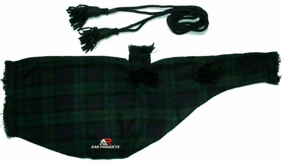 Bagpipe Cover Set with Cord Scottish Highland all Tartans Royal Stewart 30"X12"