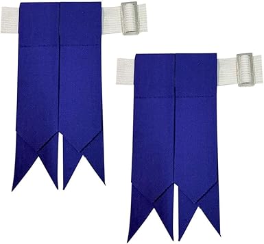 Kilt Flashes with Heavy Buckle & Elastic Adjusters – Multi-Color Options | HAAUR TRADERS Highland Hose Accessories
