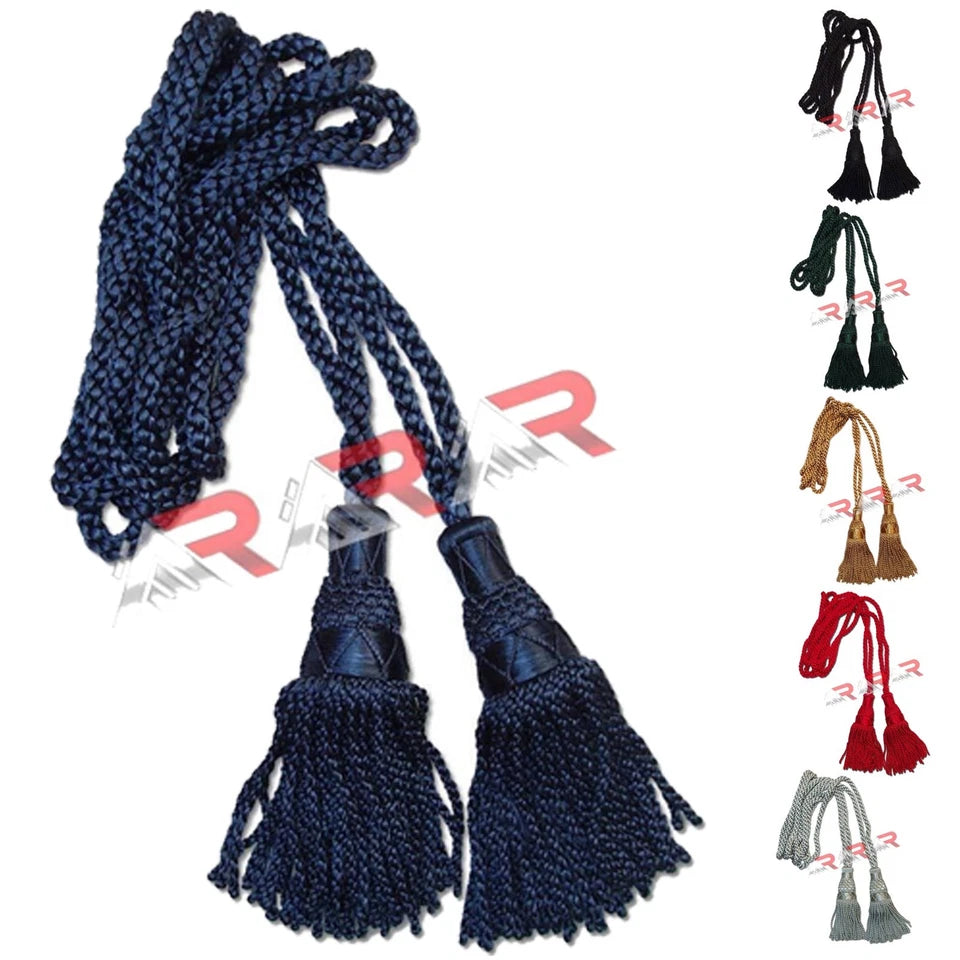 AAR Silk Bagpipe Drone Cords – Highland Wool Blend for Great Scottish Bagpipes (Multiple Colors)