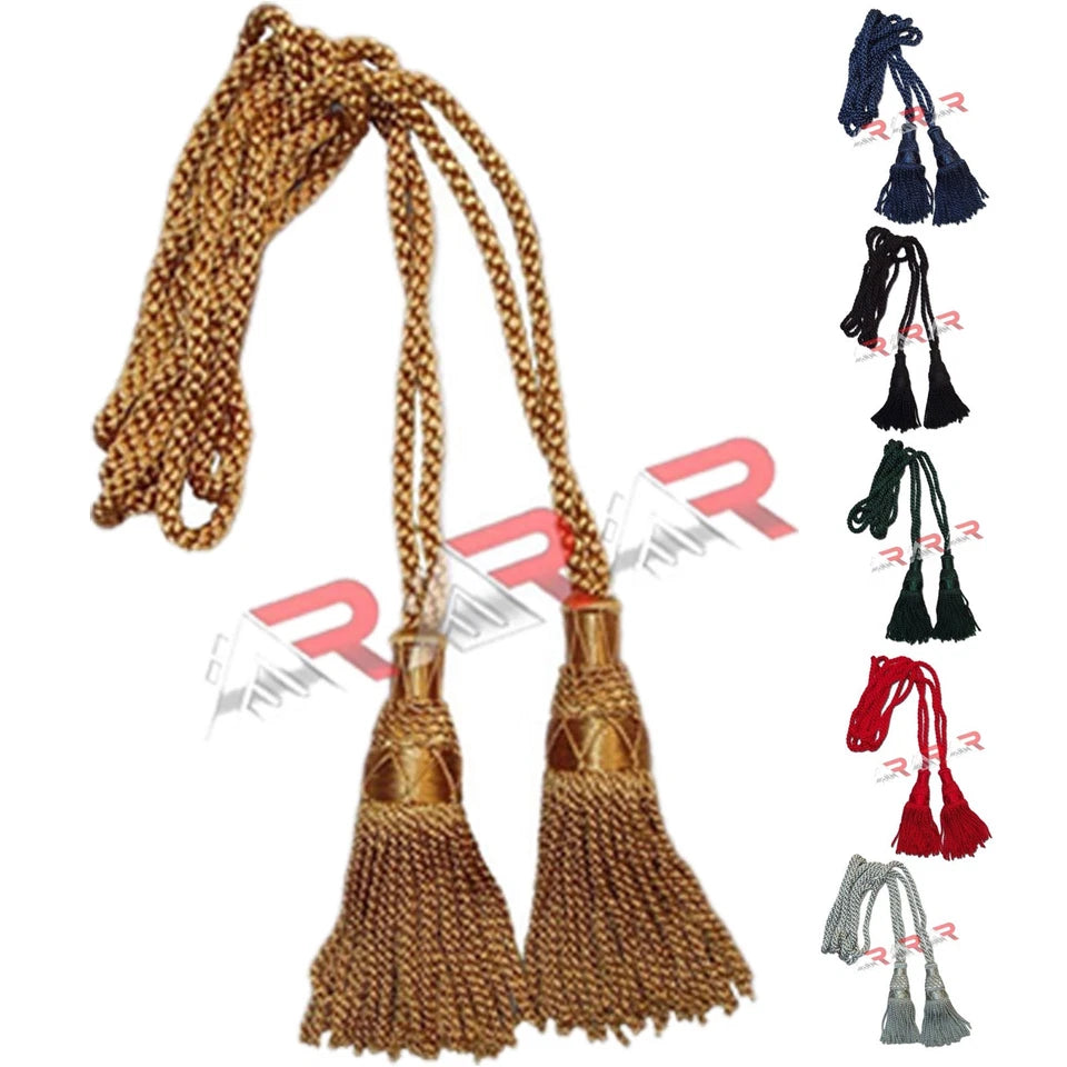 AAR Silk Bagpipe Drone Cords – Highland Wool Blend for Great Scottish Bagpipes (Multiple Colors)