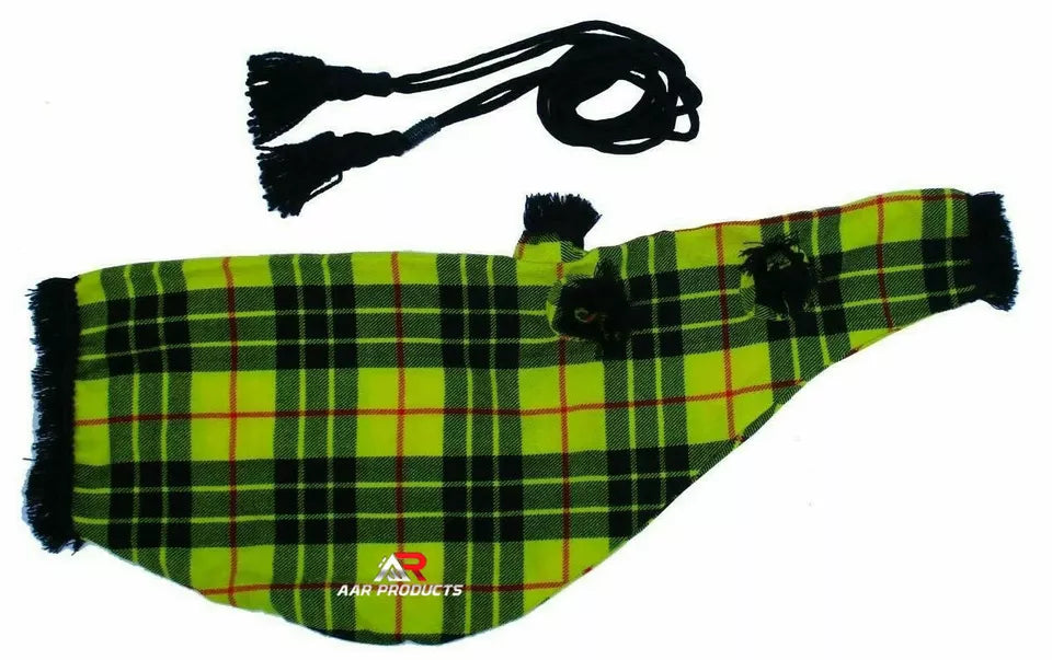 Bagpipe Cover Set with Cord Scottish Highland all Tartans Royal Stewart 30"X12"