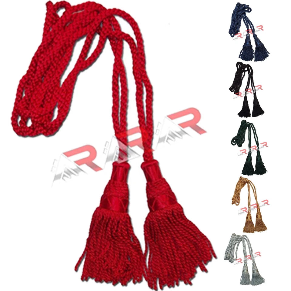 AAR Silk Bagpipe Drone Cords – Highland Wool Blend for Great Scottish Bagpipes (Multiple Colors)
