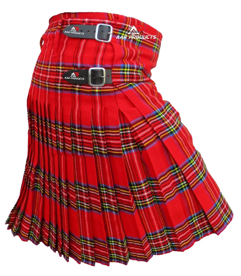 Men’s 6-Yard Scottish Tartan Kilt – Traditional Highland Wear for Formal & Casual Events