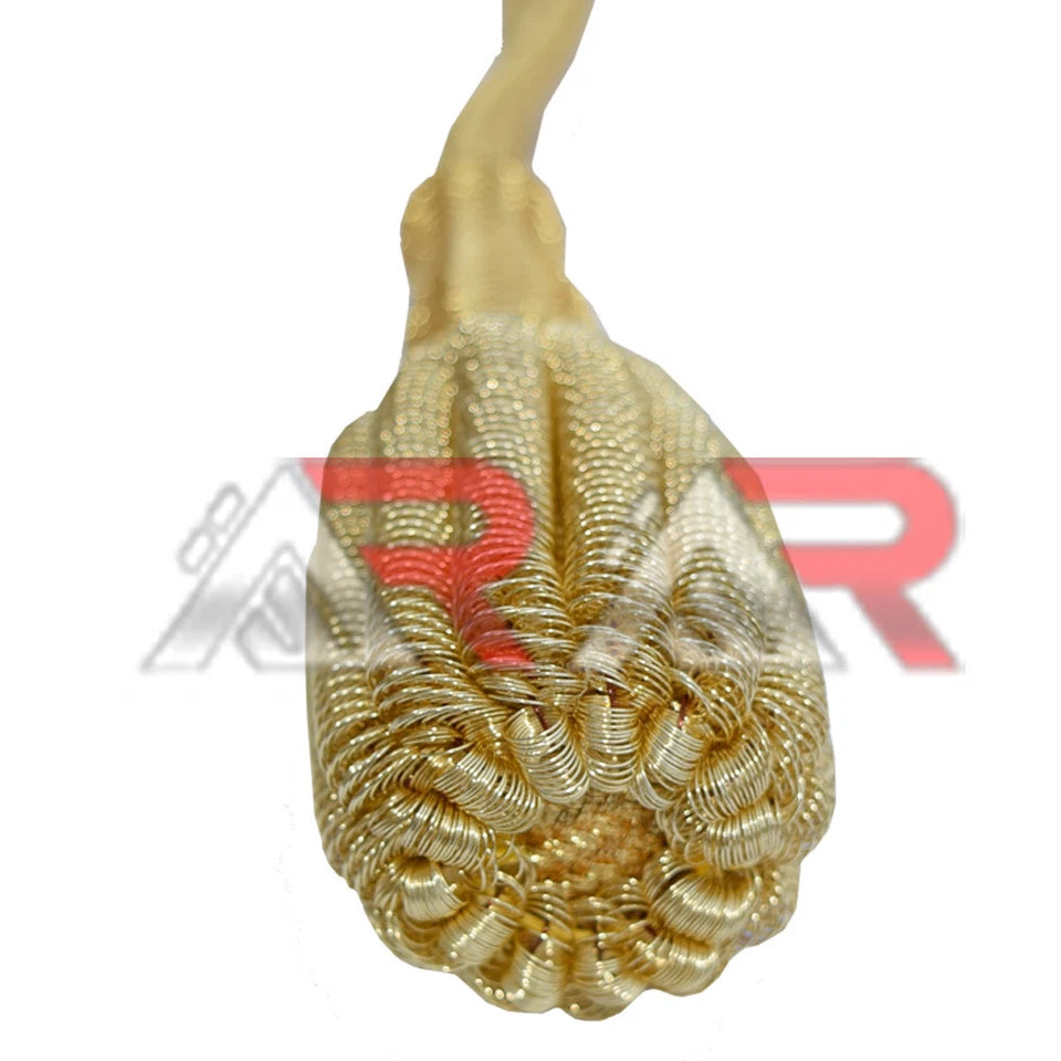 Sword Knot Gold Navy Metallic Cord American US Coast Guard Cord Acorn