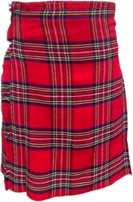 Men's Scottish Kilt 3 Pcs Set 13 oz Highland Tartans Fleshes or Kilt Pin