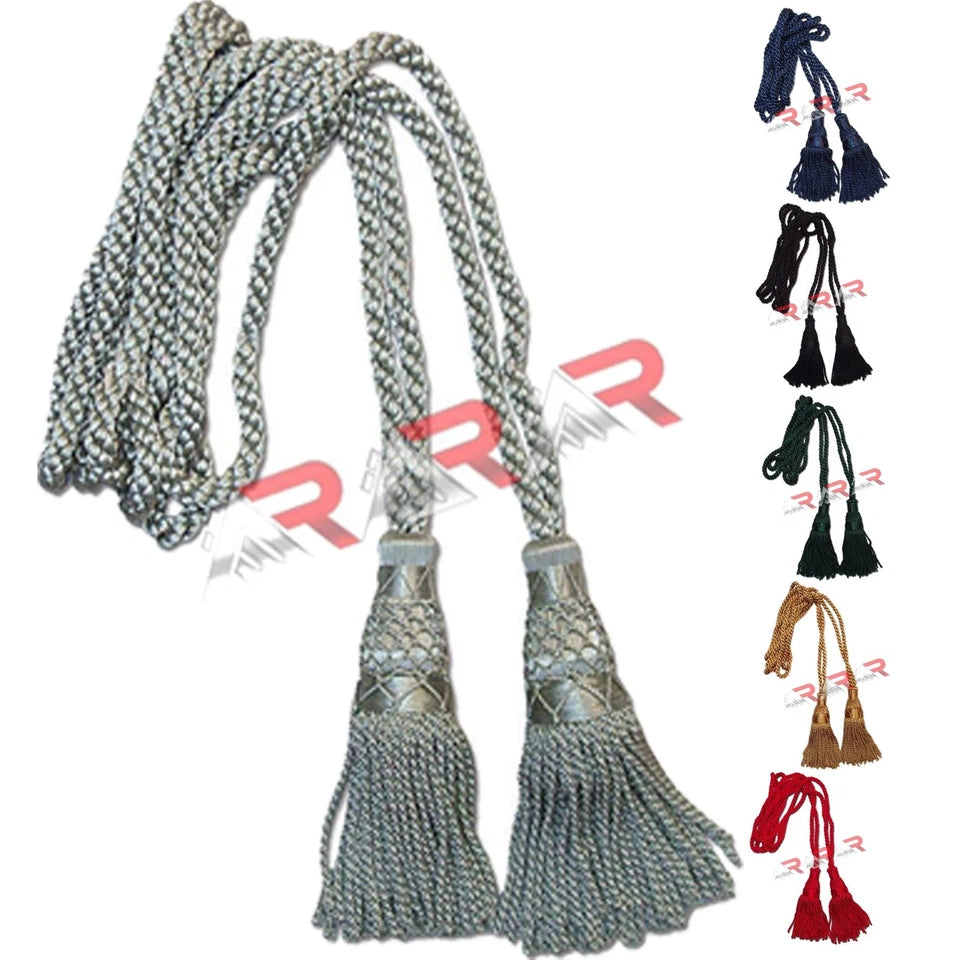 AAR Silk Bagpipe Drone Cords – Highland Wool Blend for Great Scottish Bagpipes (Multiple Colors)