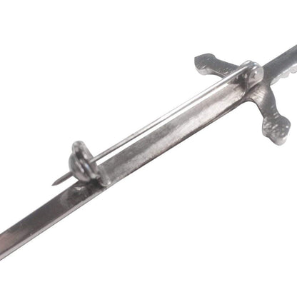 New Stag Head Kilt Pin Crest Mounted Chrome Finish Kilt Accessory