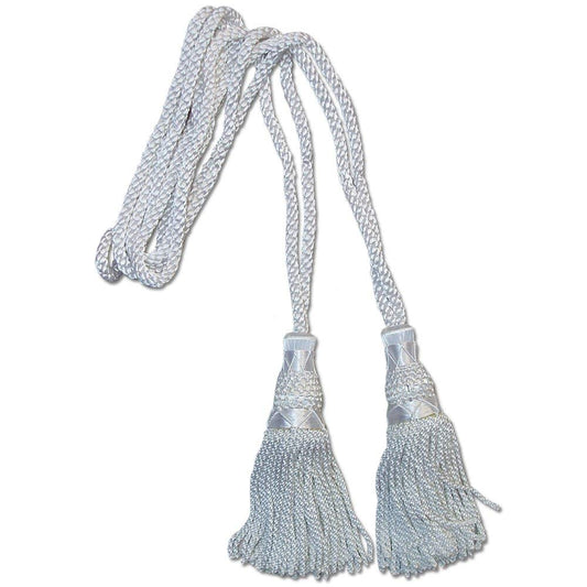 Bagpipe Silk Cord White Color