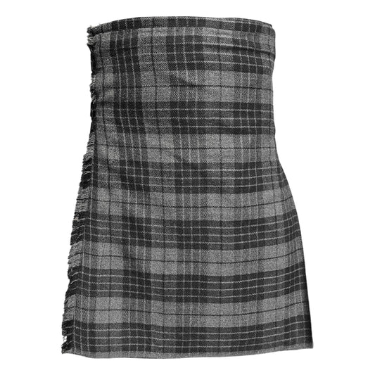 Men’s Scottish Kilt Traditional Hamilton Grey 6 yard Kilts Tartan Highland Wear Copy