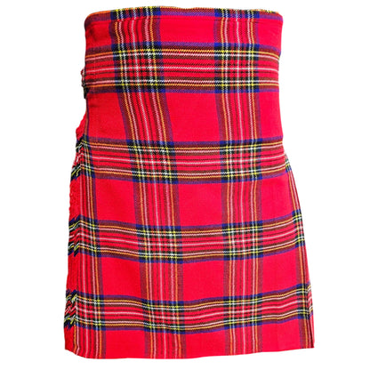 Men’s Scottish Kilt Traditional Royal Stewart 6 yard Kilts Tartan Highland Wear