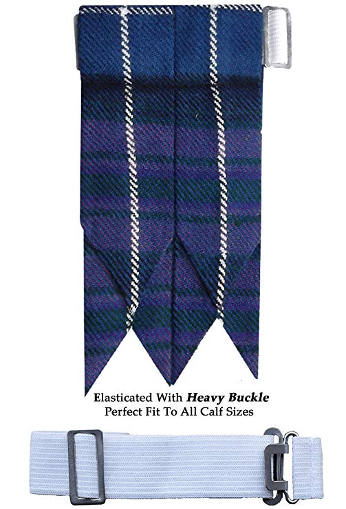 Pride of Scotland Tartan Flash Kilt Hose/Sock Flashes