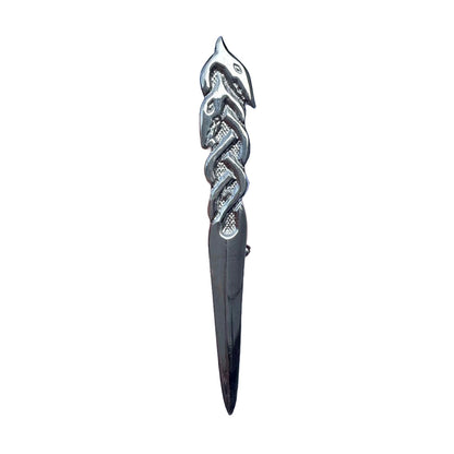 Kilt Pin Scottish Serpent Kilts Pin Highland Color Chrome Finish Size 4"