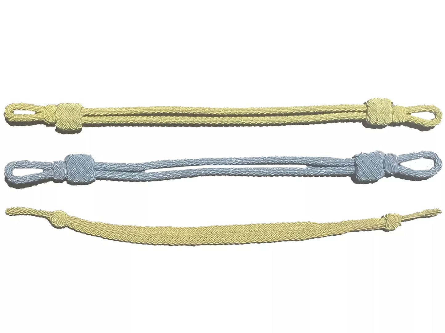 Gold Bullion Officer Army Military Airforce Elite Chin Strap Visor Cap Cord