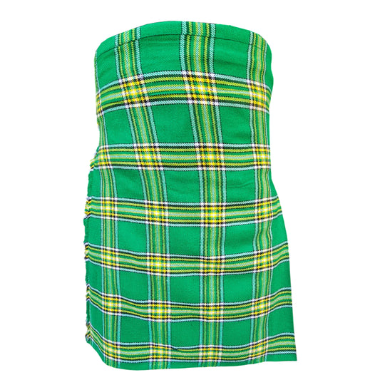 Men’s Scottish Kilt Traditional Irish Green 5 yard Kilts Tartan Highland Wear