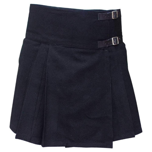 AAR Brand Women’s Billie Skirt Plain Black Tartan