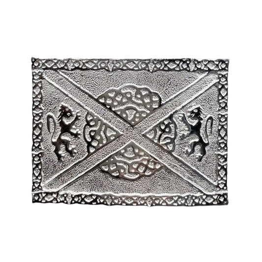 Scottish Buckle Kilts Lion Celtic Knots Belt Classic Kilt Chrome Finish New