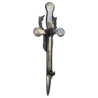 AAR Scottish Kilt Pin with Deer Stag Head Badge Highland Kilt Pins