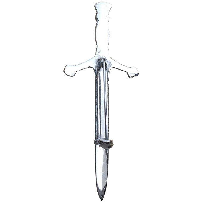 AAR Scottish Thistle Kilt Pin with Brass Antique/Silver