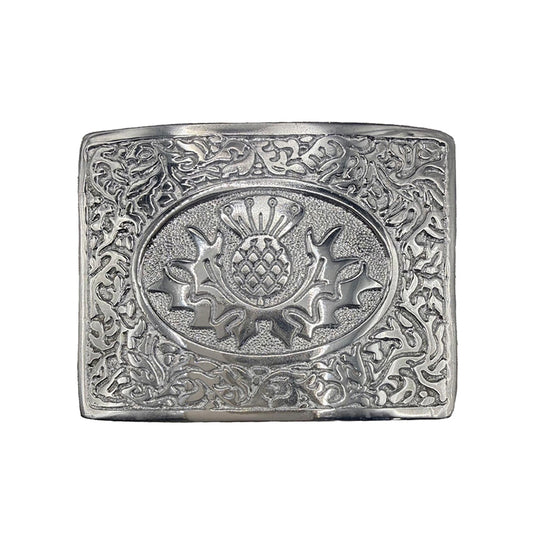 AAR Scottish Kilt Belt Buckle Design Chrome Finish