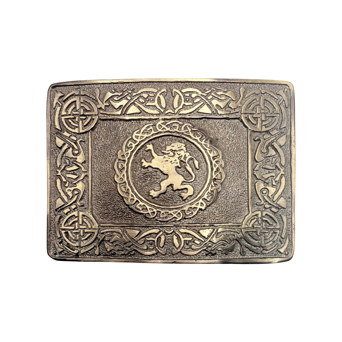 Scottish Rampant Lion Design Kilt Belt Buckle High Quality Antique Finish