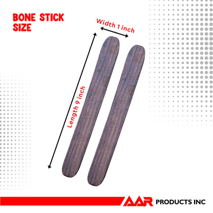 Percussion Folk Instrument Rhythm Curved Stick Bone Rosewood