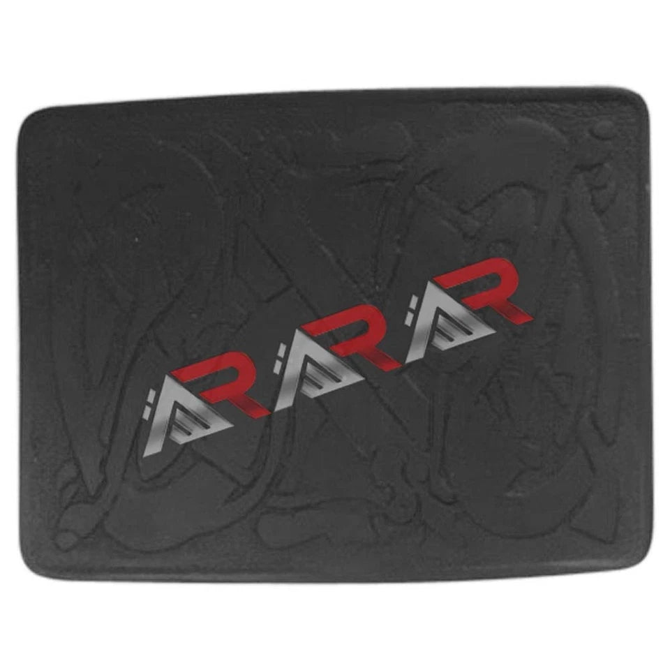 Kilt Belt Buckle Brass Jet Black / Antique Finish Kilt Buckle Celtic Pattern