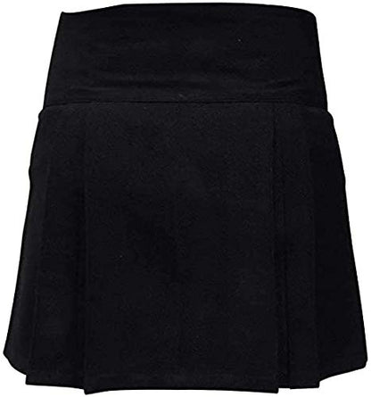 AAR Brand Women’s Billie Skirt Plain Black Tartan